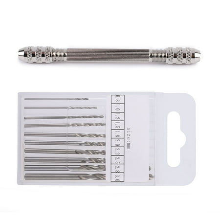 FleinngHoz Hand Twist Drill 0.8-3mm Handmade Jewelry Making Bit Set DIY Craft Kit Drilling Woodworking Opener Copper Aluminum Alloy
FleinngHoz Hand Twist Drill 0.8-3mm Handmade Jewelry Making Bit Set DIY Craft Kit Drilling Woodworking Opener Copper Aluminum Alloy