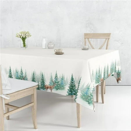 Cartoon Santa Claus Christmas Trees Reindeers Gingerbread Man Linen Decorative Tablecloth Dustproof Table Cover Multiple Size
Cartoon Santa Claus Christmas Trees Reindeers Gingerbread Man Linen Decorative Tablecloth Dustproof Table Cover Multiple Size
