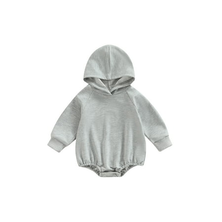 Arvbitana 0-18 Months Newborn Baby Boy Girl Hooded Sweatshirt Solid Romper Tops Outfits Infant Bodysuit
Arvbitana 0-18 Months Newborn Baby Boy Girl Hooded Sweatshirt Solid Romper Tops Outfits Infant Bodysuit