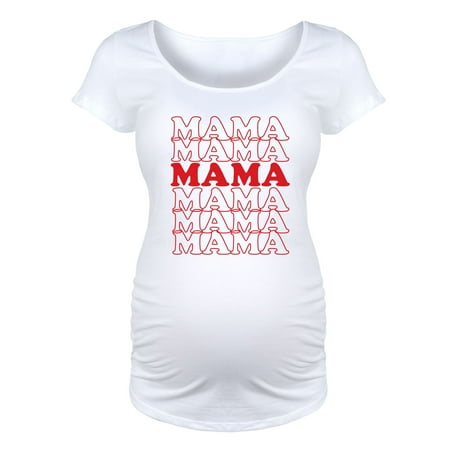 Bloom Maternity - Mama Thank You Bag - Maternity Scoop Neck T-Shirt