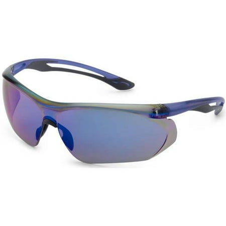 Gateway Safety 280393927 Blue Mirror & Gray Flex Parallax Safety Glasses