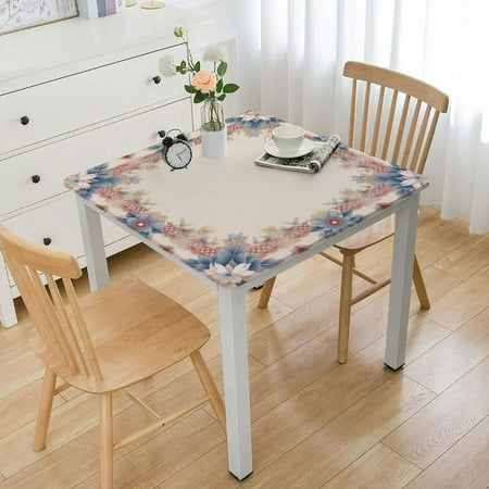 ARISTURING Floral Pattern Square Tablecloth 100% Polyester Fiber Dining Table Cover Oil Resistant Wrinkle Resistant 36*36
ARISTURING Floral Pattern Square Tablecloth 100% Polyester Fiber Dining Table Cover Oil Resistant Wrinkle Resistant 36*36