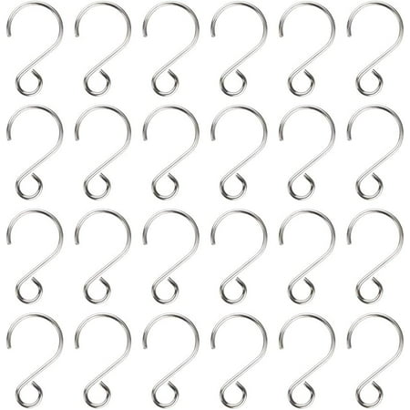 160 PCS S Shape Hooks Stainless Steel Hook Small Ornament Hook DIY Jewelry Accessories for Crystal Bead Curtain Christmas Tree Baubles Decoration
160 PCS S Shape Hooks Stainless Steel Hook Small Ornament Hook DIY Jewelry Accessories for Crystal Bead Curtain Christmas Tree Baubles Decoration