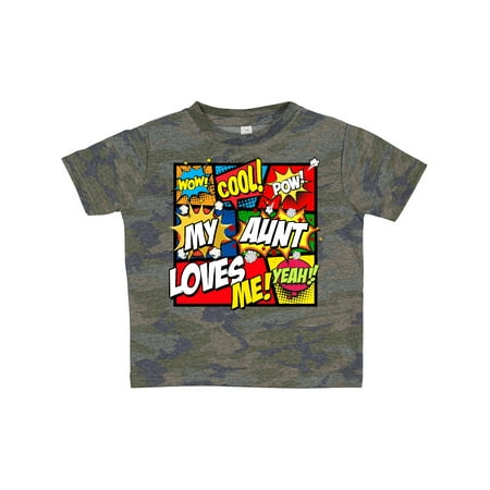 Inktastic My Aunt Love Me Gift Toddler Boy or Toddler Girl T-Shirt