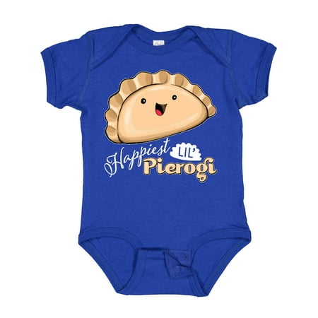 Inktastic Happiest Lil Pierogi Gift Baby Boy or Baby Girl Bodysuit