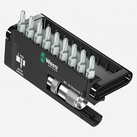 Wera 136011 Drywall Construction/9 Bit-Check Set