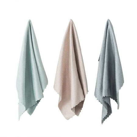 3pcs Microfiber Kitchen Dishcloth Cleaning Cloth Household Supplies for Cookware Utensil Dish (Mixed Color)
3pcs Microfiber Kitchen Dishcloth Cleaning Cloth Household Supplies for Cookware Utensil Dish (Mixed Color)