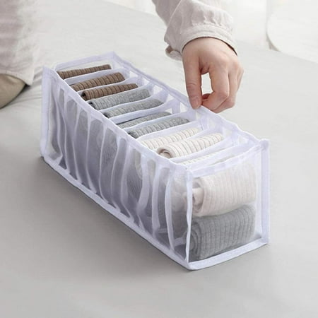 Underwear Drawer Organizer Set- Foldable Underwear Storage Divider Boxes Includes 6/7/7/11/11 Cell Collapsible Closet Compartments for Socks Bras Ties Lingerie Scarves Organizing
Underwear Drawer Organizer Set- Foldable Underwear Storage Divider Boxes Includes 6/7/7/11/11 Cell Collapsible Closet Compartments for Socks Bras Ties Lingerie Scarves Organizing