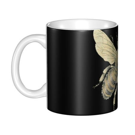 Ceramic Mug Funny Coffee Milk Tea Mug Cup Honey-Bee Pattern Cup