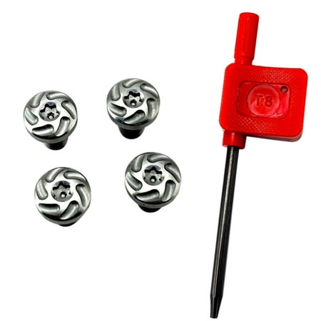 4pcs Grips Screw Stainless Steel Durable CNC Machined DIY T8 Tox Key For 1911