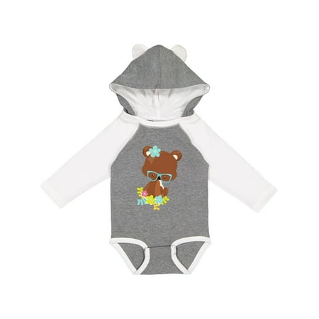 Inktastic Hipster Bear Bear With Glasses Flowers Gift Baby Boy or Baby Girl Long Sleeve Bodysuit
Inktastic Hipster Bear Bear With Glasses Flowers Gift Baby Boy or Baby Girl Long Sleeve Bodysuit