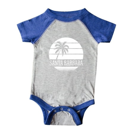 Inktastic Santa Barbara California Palm Tree Gift Baby Boy or Baby Girl Bodysuit