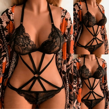 Munlar Lingerie For Women Womens Underwear Women Sexy Lingerie Lace Corset Solid Mesh Underwire Sleepwear Underwear Set
Munlar Lingerie For Women Womens Underwear Women Sexy Lingerie Lace Corset Solid Mesh Underwire Sleepwear Underwear Set