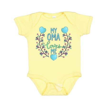 Inktastic My Oma Loves Me with Flowers and Hearts Gift Baby Boy or Baby Girl Bodysuit
Inktastic My Oma Loves Me with Flowers and Hearts Gift Baby Boy or Baby Girl Bodysuit