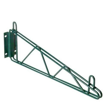 Focus Foodservice FWB24SGN 24 in. single wall brackets green epoxy