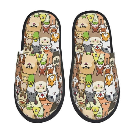 Honeii Doodle Pet Animals Face Print Furry Slippers Bedroom Slippers for Women and Men Fuzzy Plush Comfy Faux Fur Lined Slide Shoes -Medium
Honeii Doodle Pet Animals Face Print Furry Slippers Bedroom Slippers for Women and Men Fuzzy Plush Comfy Faux Fur Lined Slide Shoes -Medium