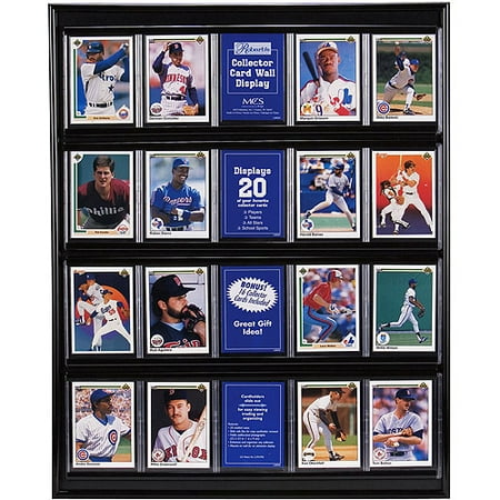 Black Trading Card Display Case