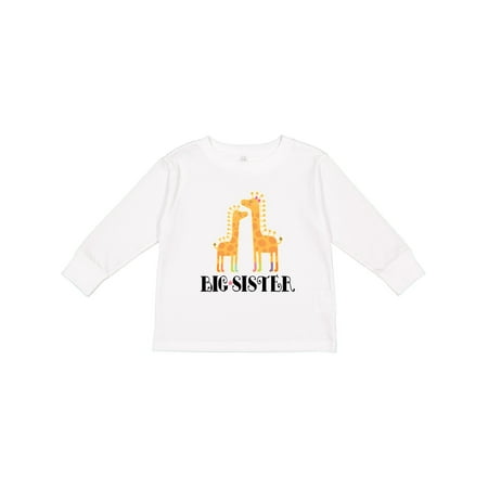 Inktastic Big Sister Announcement Girls Giraffe Gift Toddler Toddler Girl Long Sleeve T-Shirt
Inktastic Big Sister Announcement Girls Giraffe Gift Toddler Toddler Girl Long Sleeve T-Shirt