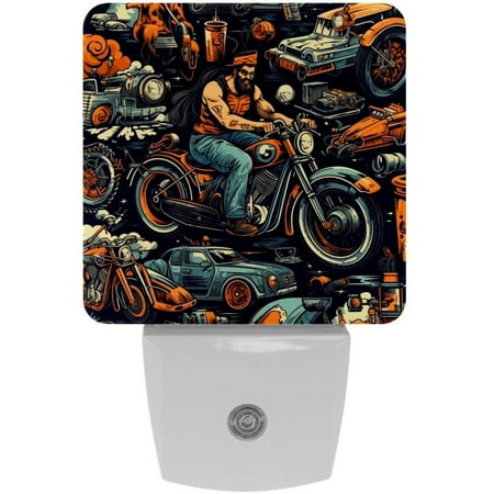 Motorcycle theme LED Square Night Lights - Elegant and Energy Efficient Lighting Solutions for Every Room - for Bedrooms Bathrooms and Hallways
Motorcycle theme LED Square Night Lights - Elegant and Energy Efficient Lighting Solutions for Every Room - for Bedrooms Bathrooms and Hallways