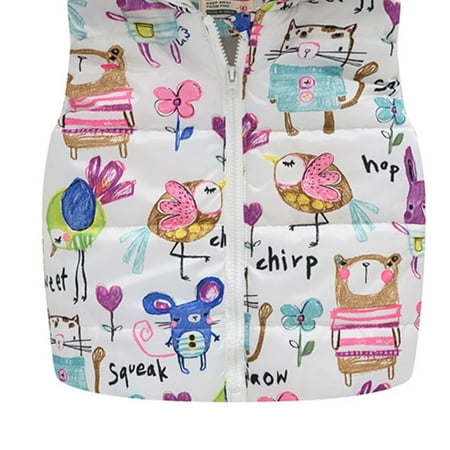 QIPOPIQ Girls Clothes Clearance Toddler Baby Girls Cartoon Pattern Cute Zipper Windproof Sleeveless Vest Coat
QIPOPIQ Girls Clothes Clearance Toddler Baby Girls Cartoon Pattern Cute Zipper Windproof Sleeveless Vest Coat