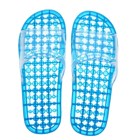 Qiushaoyue 1 Pair of Crystal Massaging Hollowed-out Draining Bathroom Slippers for Home
Qiushaoyue 1 Pair of Crystal Massaging Hollowed-out Draining Bathroom Slippers for Home