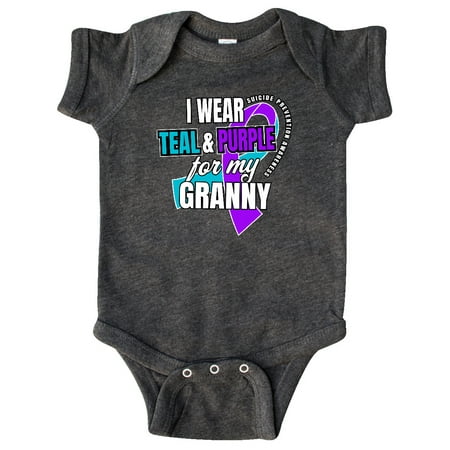 Inktastic Suicide Prevention I Wear Teal and Purple for My Granny Gift Baby Boy or Baby Girl Bodysuit
Inktastic Suicide Prevention I Wear Teal and Purple for My Granny Gift Baby Boy or Baby Girl Bodysuit