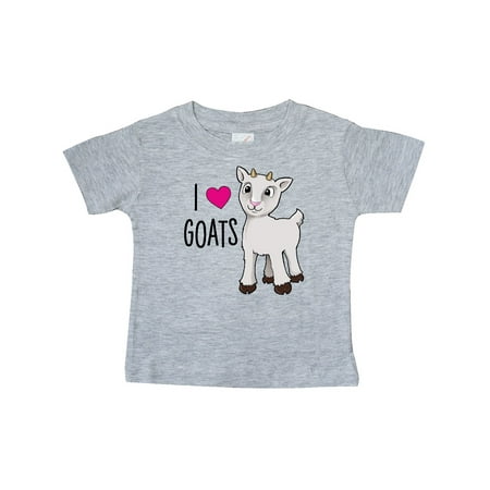 Inktastic I Love Goats- cute goat Gift Baby Boy or Baby Girl T-Shirt 
Inktastic I Love Goats- cute goat Gift Baby Boy or Baby Girl T-Shirt