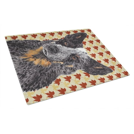 Carolines Treasures SC9236LCB Australian Cattle Dog Fall Leaves Portrait Glass Cutting Board Large 12H x 16W
Carolines Treasures SC9236LCB Australian Cattle Dog Fall Leaves Portrait Glass Cutting Board Large 12H x 16W
