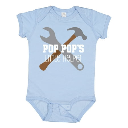 Inktastic PopPop Little Helper Gift Baby Boy Bodysuit