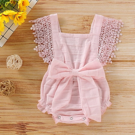 THE WILD Casual Pretty Newborn Infant Baby Girl Boy Solid Lace Bow Romper Bodysuit Clothes Outfits
THE WILD Casual Pretty Newborn Infant Baby Girl Boy Solid Lace Bow Romper Bodysuit Clothes Outfits