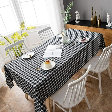 Rectangle Tablecloth 54x84 - Rustic Buffalo Plaid Pattern Premium Rectangle Weights Fabric Table Cloth for Picnic or Caterings Black
Rectangle Tablecloth 54x84 - Rustic Buffalo Plaid Pattern Premium Rectangle Weights Fabric Table Cloth for Picnic or Caterings Black