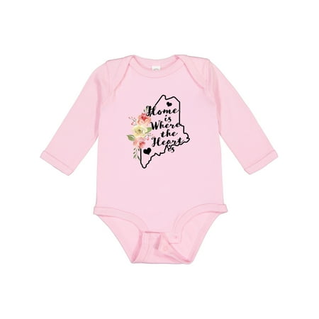 Inktastic Maine Home is Where the Heart is with Watercolor Floral Gift Baby Boy or Baby Girl Long Sleeve Bodysuit
Inktastic Maine Home is Where the Heart is with Watercolor Floral Gift Baby Boy or Baby Girl Long Sleeve Bodysuit