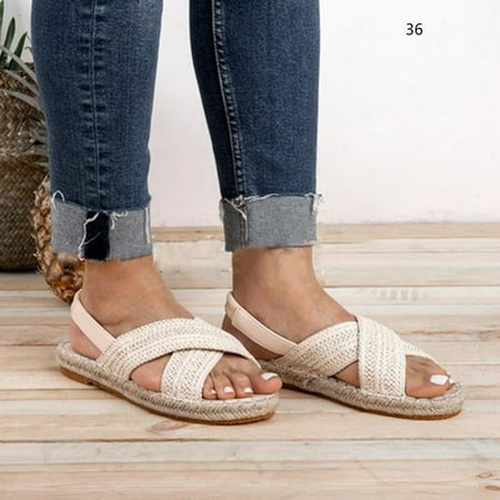 Women Flat Sandals Open Toe Lightweight Breathable Casual Female Shoes for Summer 36
Women Flat Sandals Open Toe Lightweight Breathable Casual Female Shoes for Summer 36