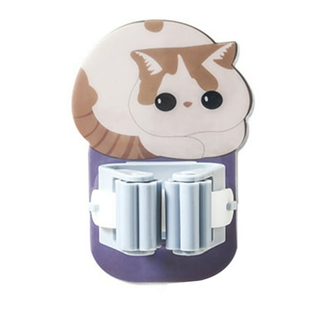Wall Mounted Mop Holder Cartoon Cat Design Adhesive Broom Organizer Universal Hanger for Kitchen Bathroom Garage Gray
Wall Mounted Mop Holder Cartoon Cat Design Adhesive Broom Organizer Universal Hanger for Kitchen Bathroom Garage Gray