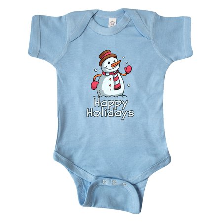 Inktastic Happy Holidays Gift Baby Boy or Baby Girl Bodysuit