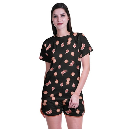 Moomaya Womens Printed Tee and Shorts Pajama Set PJs Short Sleeve Sleepwear Nightwear S-XXL
Moomaya Womens Printed Tee and Shorts Pajama Set PJs Short Sleeve Sleepwear Nightwear S-XXL