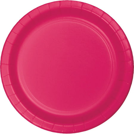 Club Pack of 240 Hot Magenta Disposable Paper Party Luncheon Plates 7