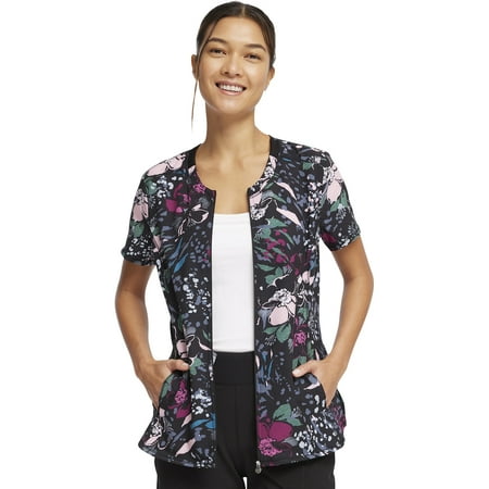 Cherokee Infinity Scrubs Top For Women Round Neck Zip Front Print Plus Size CK772 2XL Wild Fleur You
Cherokee Infinity Scrubs Top For Women Round Neck Zip Front Print Plus Size CK772 2XL Wild Fleur You