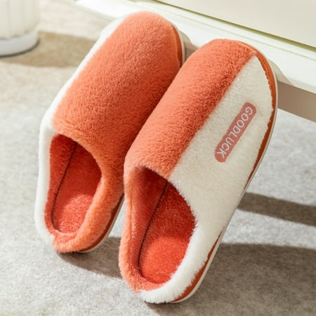 Hhdxre Women s Cotton Slippers Comfortable Warming Plush Slippers Lightweight Non-Slip Slippers for Indoor Home(Orange 40-41)
Hhdxre Women s Cotton Slippers Comfortable Warming Plush Slippers Lightweight Non-Slip Slippers for Indoor Home(Orange 40-41)