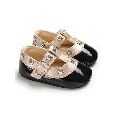 SIMANLAN Infant Crib Shoes Soft Sole Mary Jane First Walkers Flats Toddler T-Strap Princess Dress Shoe Baby Girls Prewalker Black 6-12 months
SIMANLAN Infant Crib Shoes Soft Sole Mary Jane First Walkers Flats Toddler T-Strap Princess Dress Shoe Baby Girls Prewalker Black 6-12 months