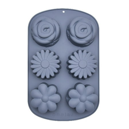 Silicone Baking Mold 6 Cells Floral Shapes Soft Casting Die 3 Different Patterns Ice Cube Trays Nordic Grey
Silicone Baking Mold 6 Cells Floral Shapes Soft Casting Die 3 Different Patterns Ice Cube Trays Nordic Grey