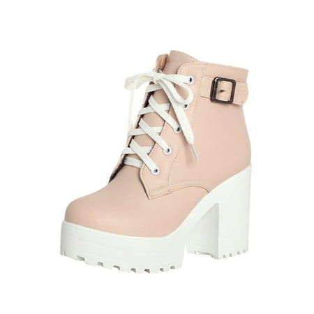 Women Fall Winter Short Boot Chunky High Heel Platform Ankle Boots Warm Fleece Round Toe Short Boot
Women Fall Winter Short Boot Chunky High Heel Platform Ankle Boots Warm Fleece Round Toe Short Boot
