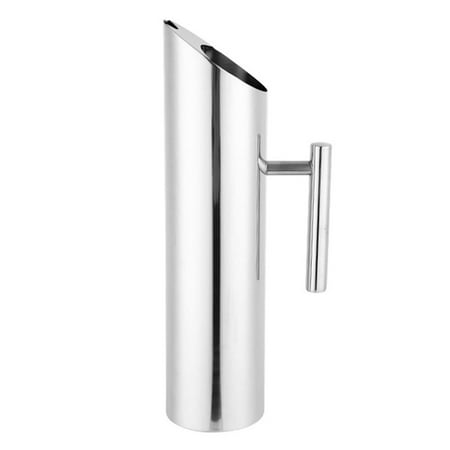 Stainless Steel Water Pitcher Jug Restaurant Bar Coffee Cold Drinks Kettle C