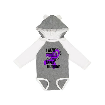 Inktastic I Wear Purple For My Great Grandma Pancreatic Cancer Awareness Gift Baby Boy or Baby Girl Long Sleeve Bodysuit
Inktastic I Wear Purple For My Great Grandma Pancreatic Cancer Awareness Gift Baby Boy or Baby Girl Long Sleeve Bodysuit