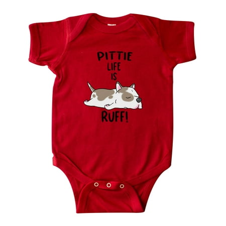 Inktastic Pittie Life is Ruff! Spotted Pit Bull Gift Baby Boy or Baby Girl Bodysuit
Inktastic Pittie Life is Ruff! Spotted Pit Bull Gift Baby Boy or Baby Girl Bodysuit