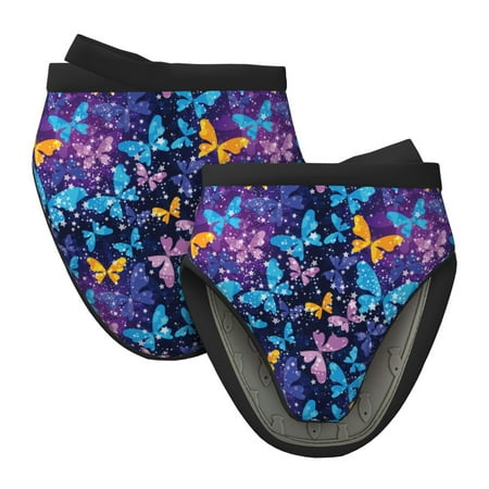 Tebeau Butterflies Of The Starry Sky Print Short Oven Mitts Heat Resistant Silicone Kitchen Mini Oven Mitts Non-Slip Grip Surfaces and Hanging Loop Gloves
Tebeau Butterflies Of The Starry Sky Print Short Oven Mitts Heat Resistant Silicone Kitchen Mini Oven Mitts Non-Slip Grip Surfaces and Hanging Loop Gloves