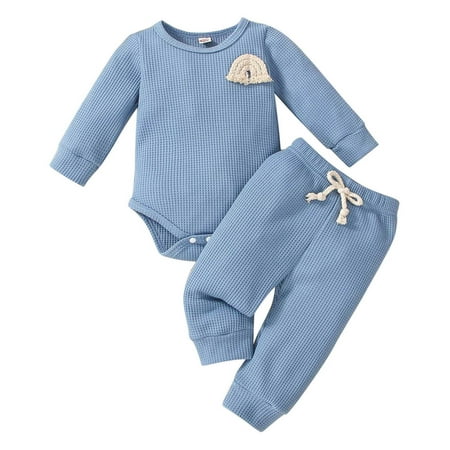 New Born Clothes Girls Boys Long Sleeve Ribbed Romper Bodysuits Solid Prints Pants Brand Baby Clothes
New Born Clothes Girls Boys Long Sleeve Ribbed Romper Bodysuits Solid Prints Pants Brand Baby Clothes
