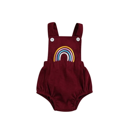 Binpure Infant Baby Sleeveless Romper Rainbow Pattern Short Bodysuit 
Binpure Infant Baby Sleeveless Romper Rainbow Pattern Short Bodysuit