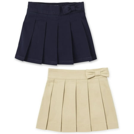The Children s Place Baby Girls and Toddler Girls Pleated Skort Sandy/Tidal 2T