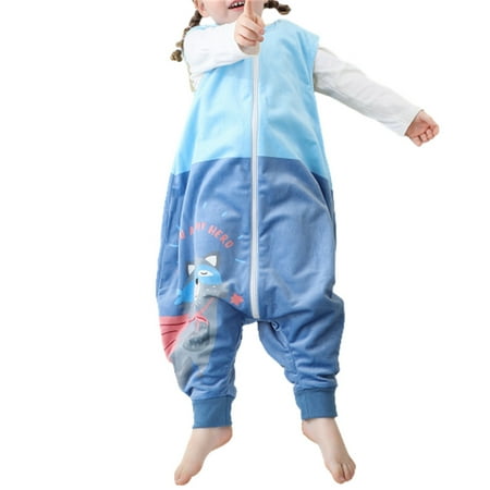 Kid s Sleeveless Flannel Jumpsuit Cute Cartoon Printed Onesie Pajamas Zipper Closure for Daily Baggy Style Child s Home Suit M Blue Weasel
Kid s Sleeveless Flannel Jumpsuit Cute Cartoon Printed Onesie Pajamas Zipper Closure for Daily Baggy Style Child s Home Suit M Blue Weasel